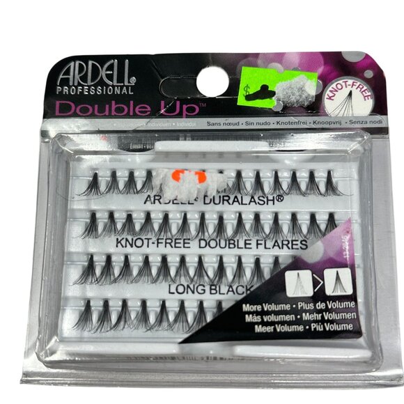 Ardell Duralash False Eyelash Lot Double Up Individual Black Long Short Medium - Picture 2 of 10